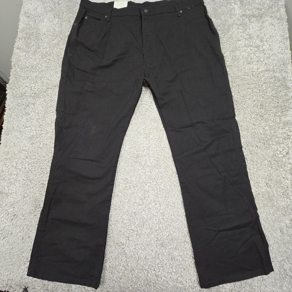 Dickies Pants Mens 42x32 Black‎ Duck Carpenter Relaxed Fit Flex Outdoors Work - Picture 1 of 12